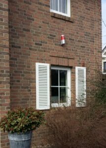 Außensignalgeber mit Blitzlampe