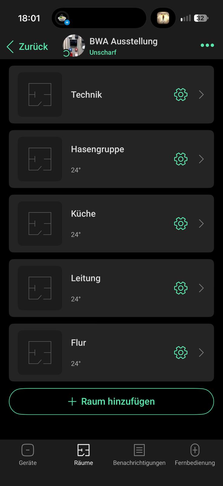 Ajax Brandwarnanlagen App – Ansicht 3
